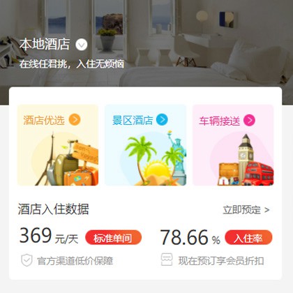 南岸同城酒店优选小程序商城制作